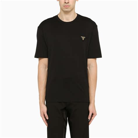 t-shirt prada nera|prada polo shirt sale.